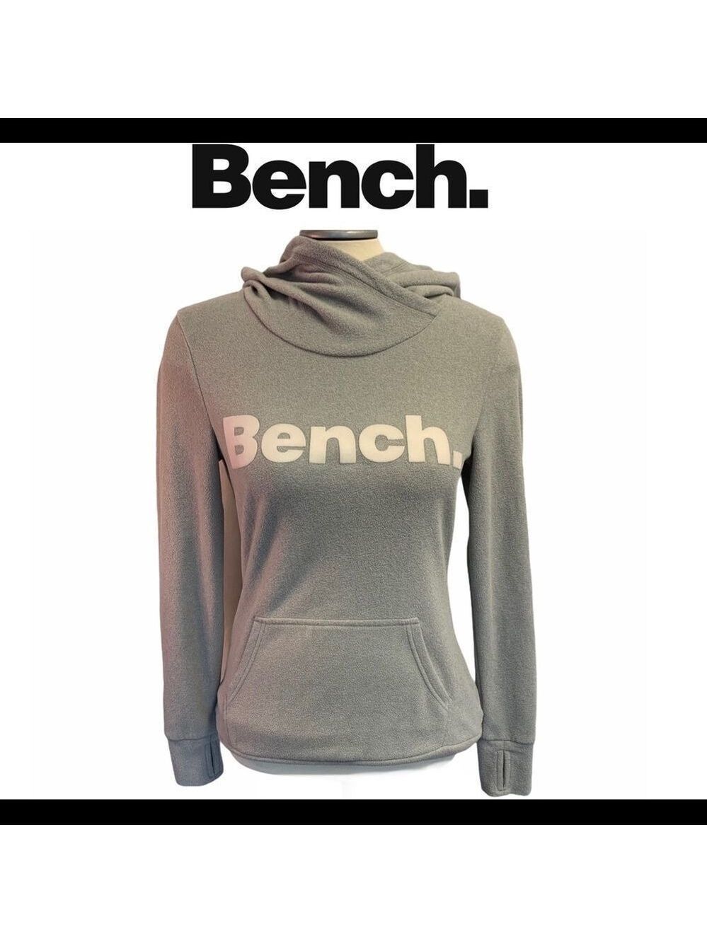 Nwot bench light gray fleece pullover hoodie Sz S